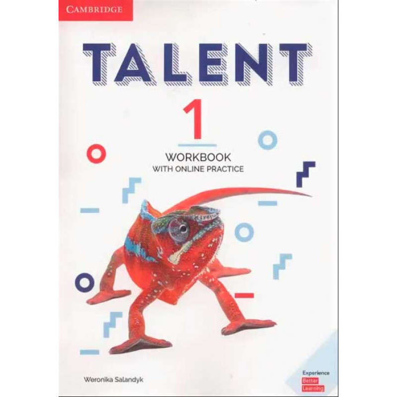 фото Книга talent. level 1. workbook with online practice cambridge audio