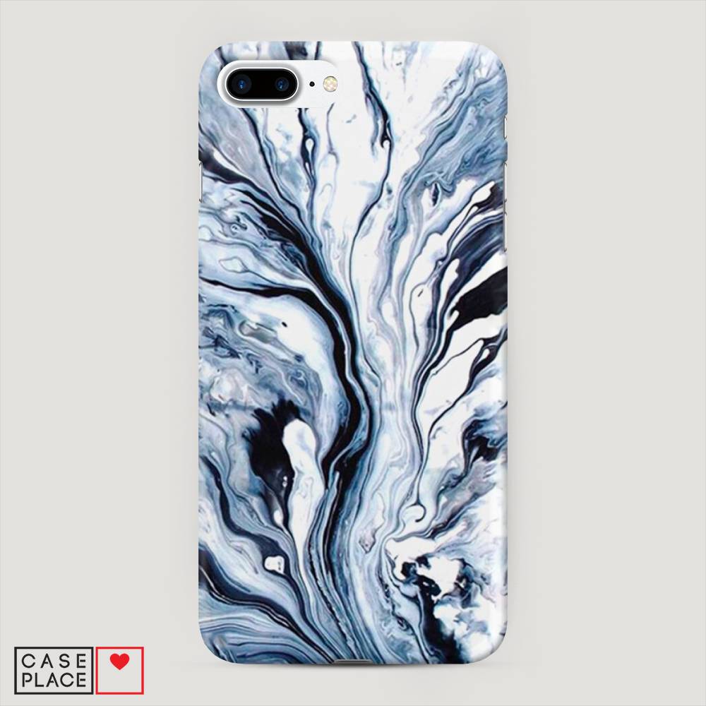 

Пластиковый чехол "Голубой минерал мрамор" на Apple iPhone 8 Plus, 10920-2