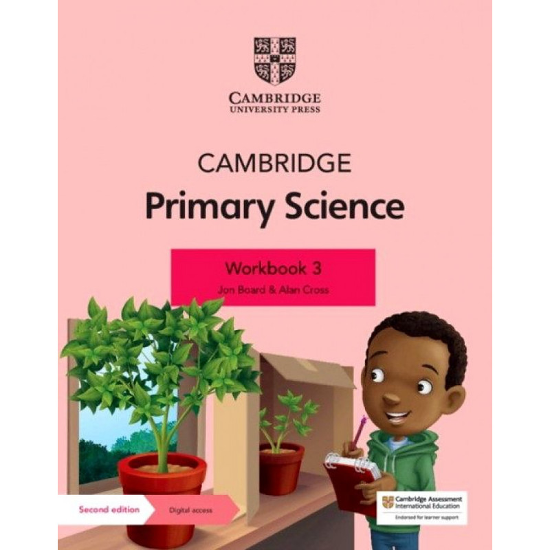 фото Книга cambridge primary science. workbook 3 with digital access (2021 version) cambridge audio