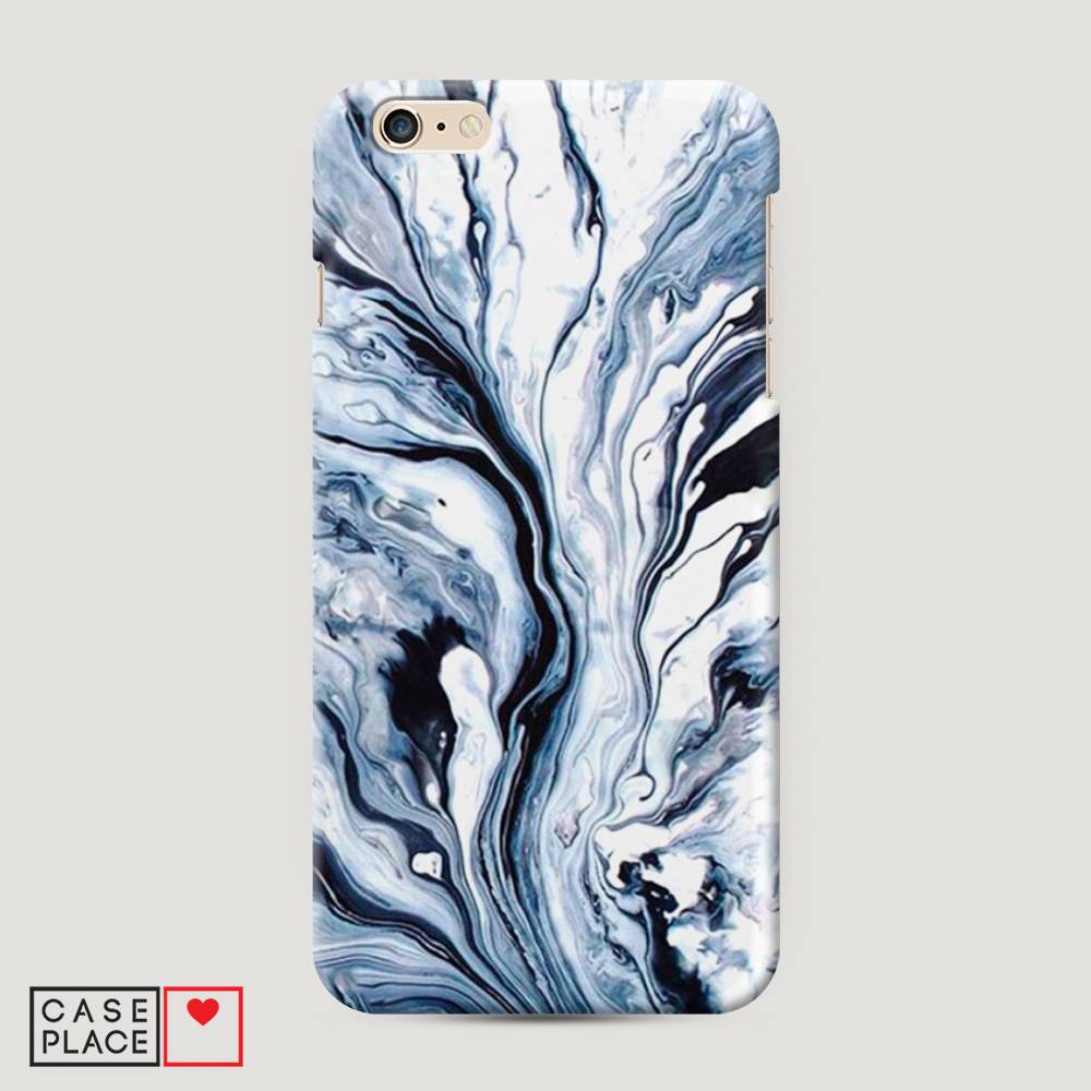 

Пластиковый чехол "Голубой минерал мрамор" на Apple iPhone 6 Plus, 10520-2