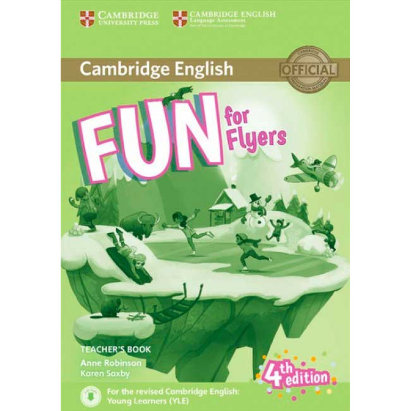 фото Книга fun for flyers. 4ed. teachers book with downloadable audio cambridge audio