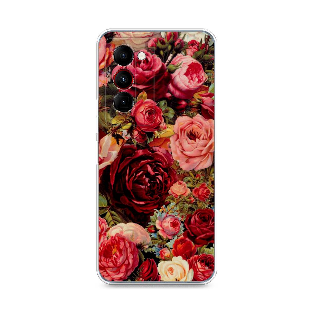 

Чехол Awog "Розы винтажные" для Tecno Camon 18 Premier, 300850-8