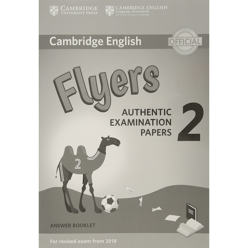 фото Книга cambridge english flyers 2. authentic examination papers. answer booklet cambridge audio