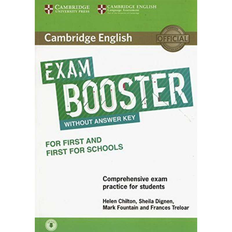 

Exam Booster For First And First For Schools no Answer Key With Audio