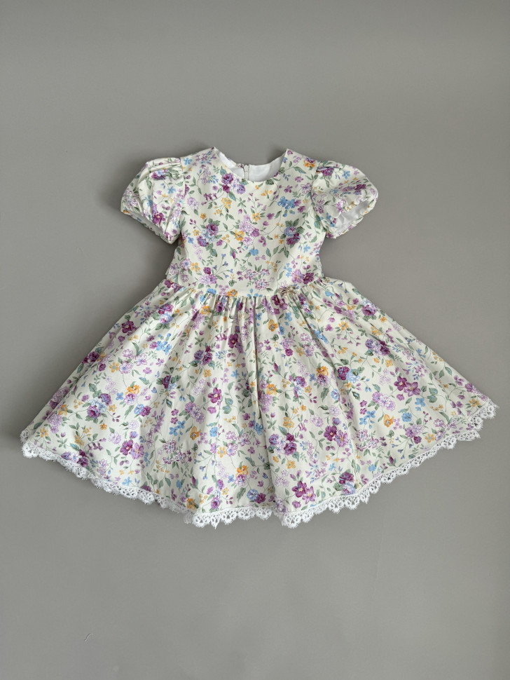 Платье детское Светланка Вита, белый, 122