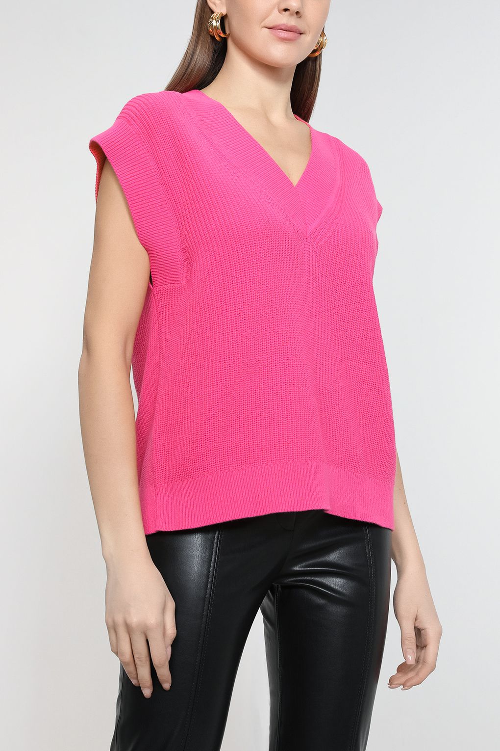 Жилет женский Esprit Edc 013CC1I303 розовый 2XL