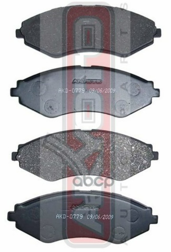 

Тормозные колодки Akyoto дисковые передние AKD0779, AKD0779