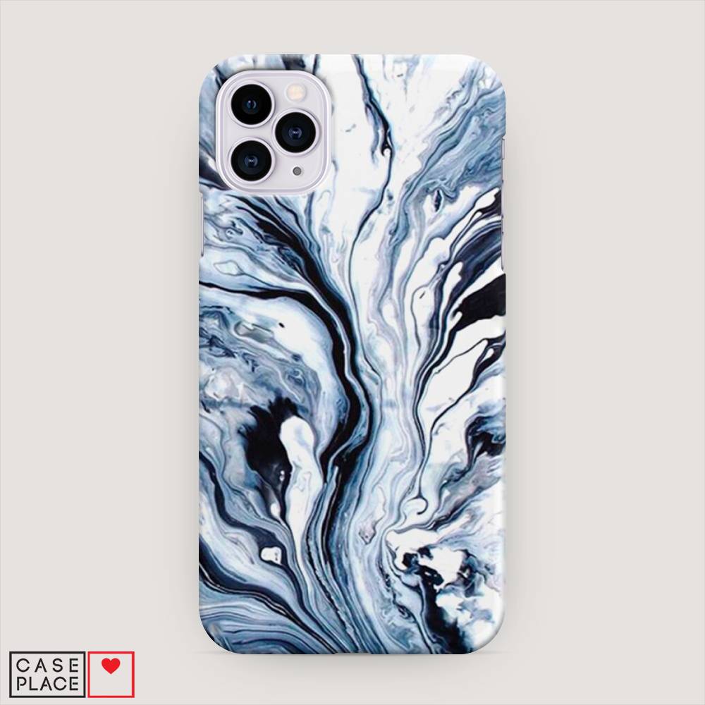 

Пластиковый чехол "Голубой минерал мрамор" на Apple iPhone 11 Pro, 12320-2