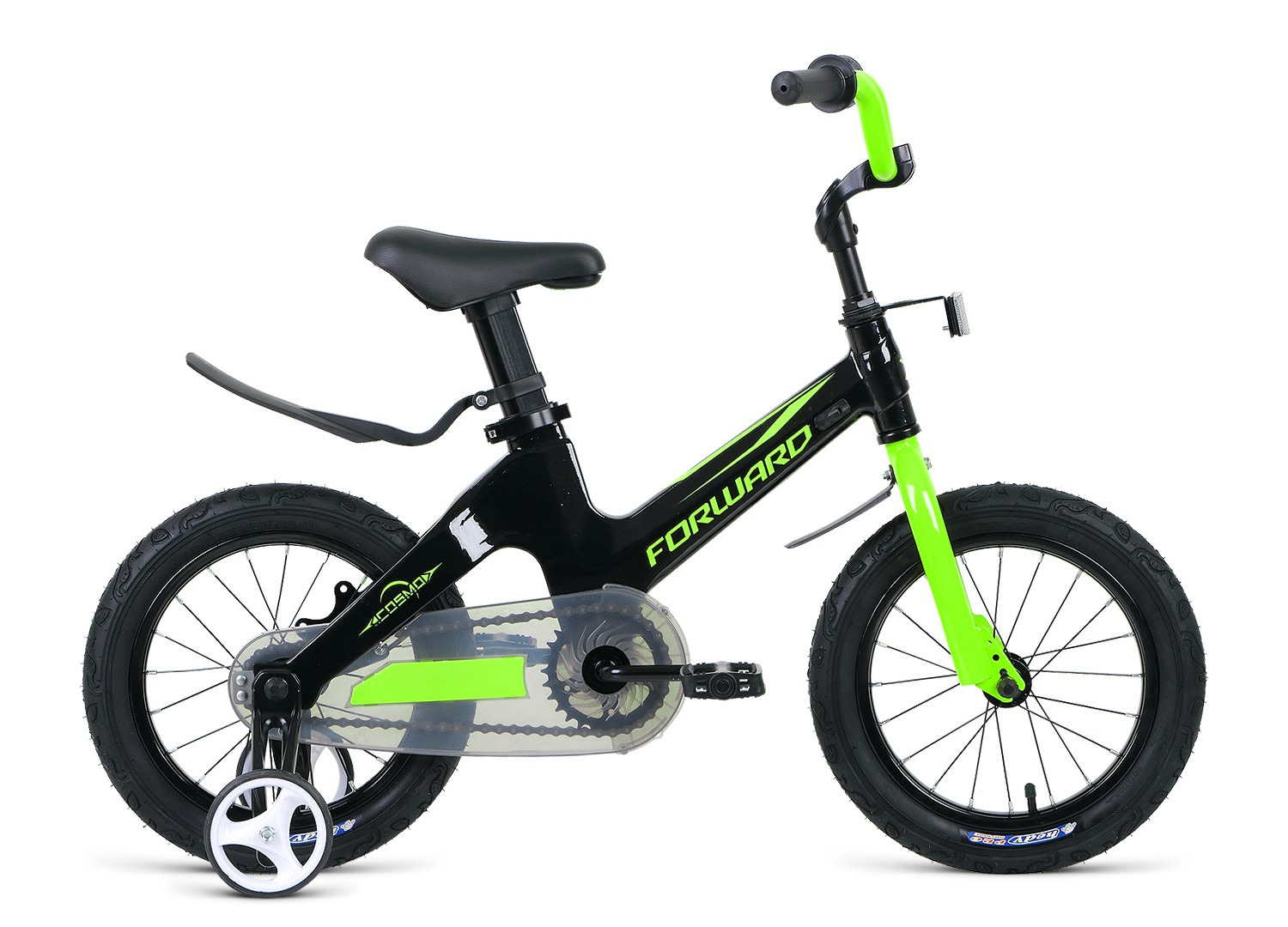 фото Велосипед 12" forward cosmo mg 19-20 г черный, зеленый, rbkw0lme1005