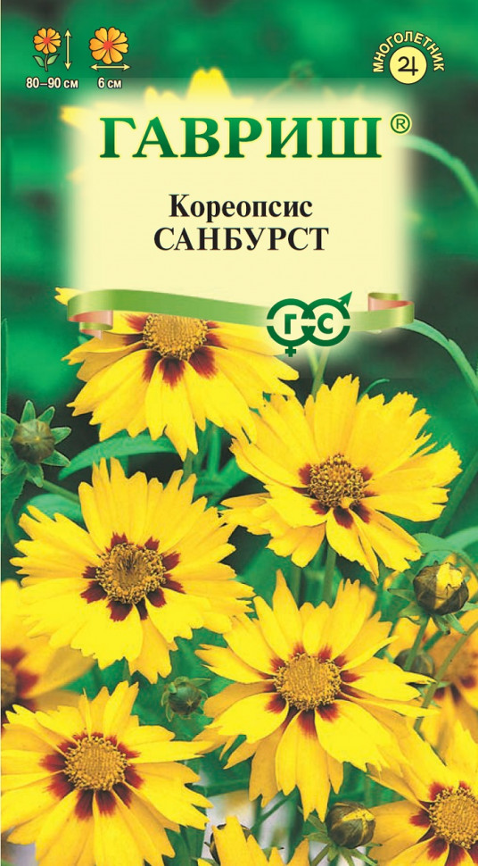 

Семена кореопсис Санбурст Гавриш 002439-10 10 уп.