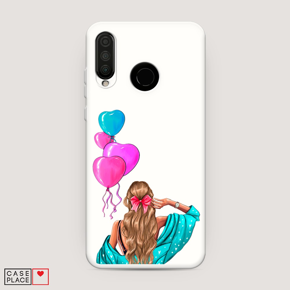 

Матовый силиконовый чехол "Звездочки графика белая" на Honor 7X