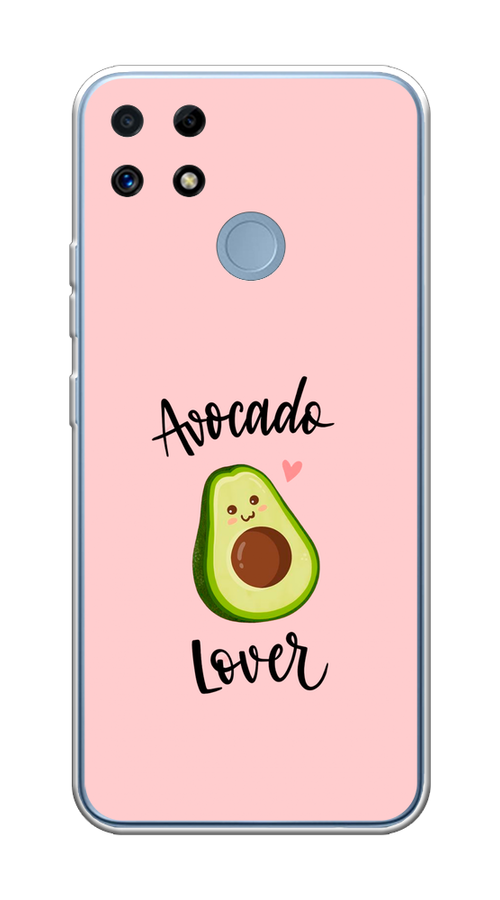 

Чехол на Realme C25/C25s "Avocado lover", Розовый;зеленый, 256950-6