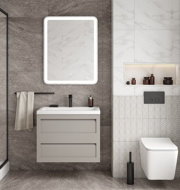 

Мебель для ванной Art&Max Platino 58 Grigio Chiaro Matt