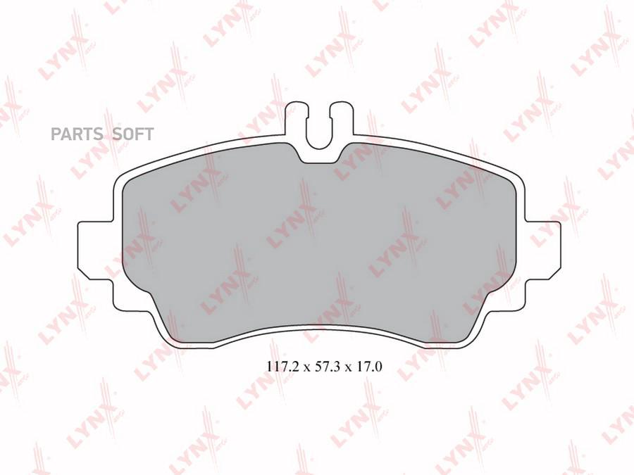 

Тормозные колодки LYNXauto передние дисковые BD5306