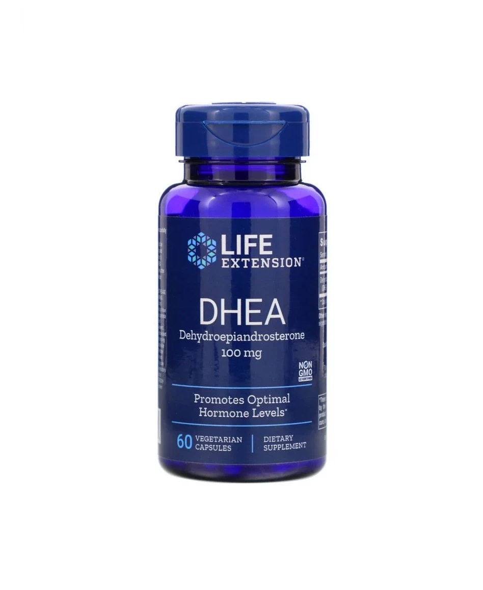 Витамины и минералы для спортсменов Life Extension DHEA ДГЭА 100 мг 60 капсул