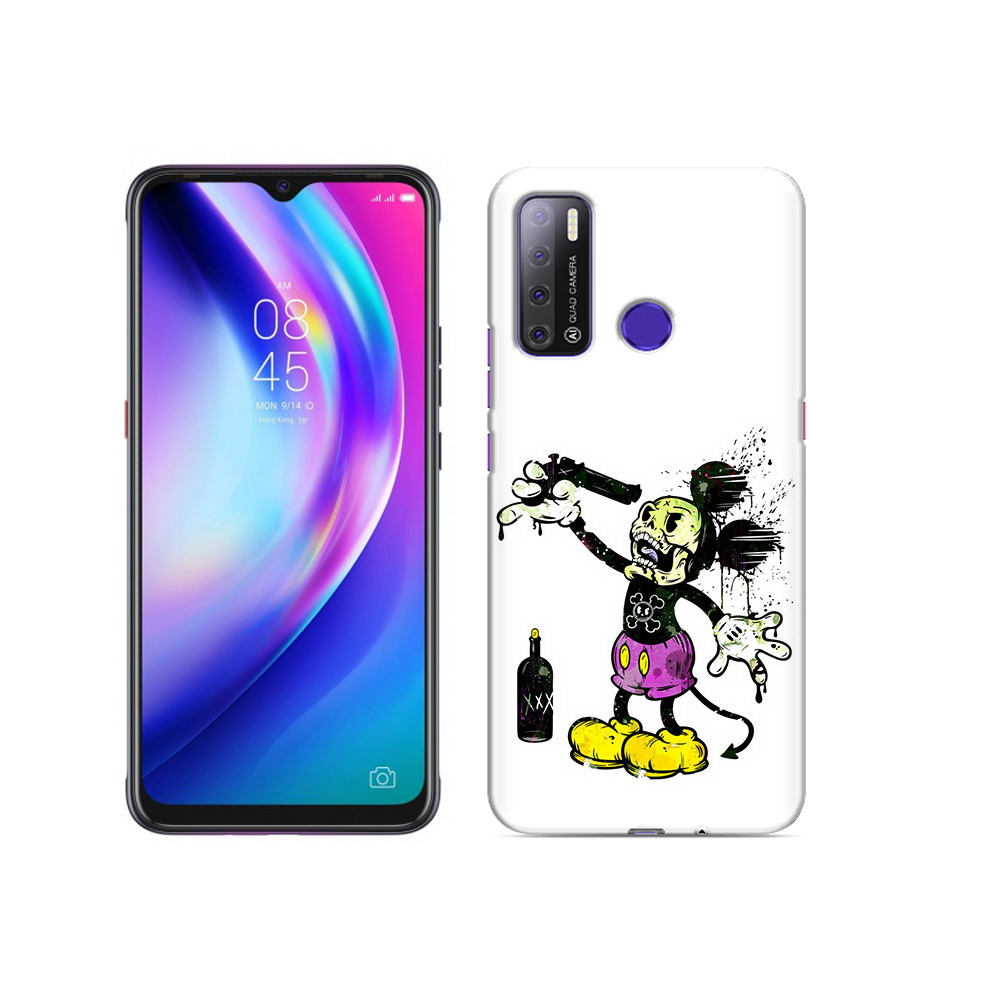 

Чехол MyPads Tocco для Tecno Pouvoir 4 Драг Микки, Прозрачный, Tocco
