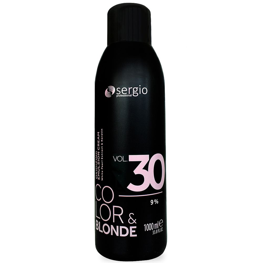 Крем-окислитель Sergio Professional Color&Blonde 30Vol 9% 1000мл