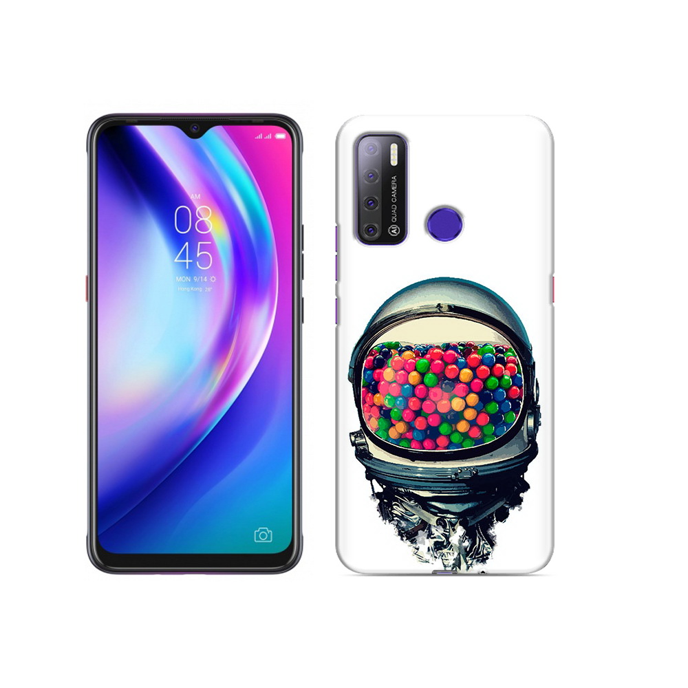 

Чехол MyPads Tocco для Tecno Pouvoir 4 шлем космонавта, Прозрачный, Tocco