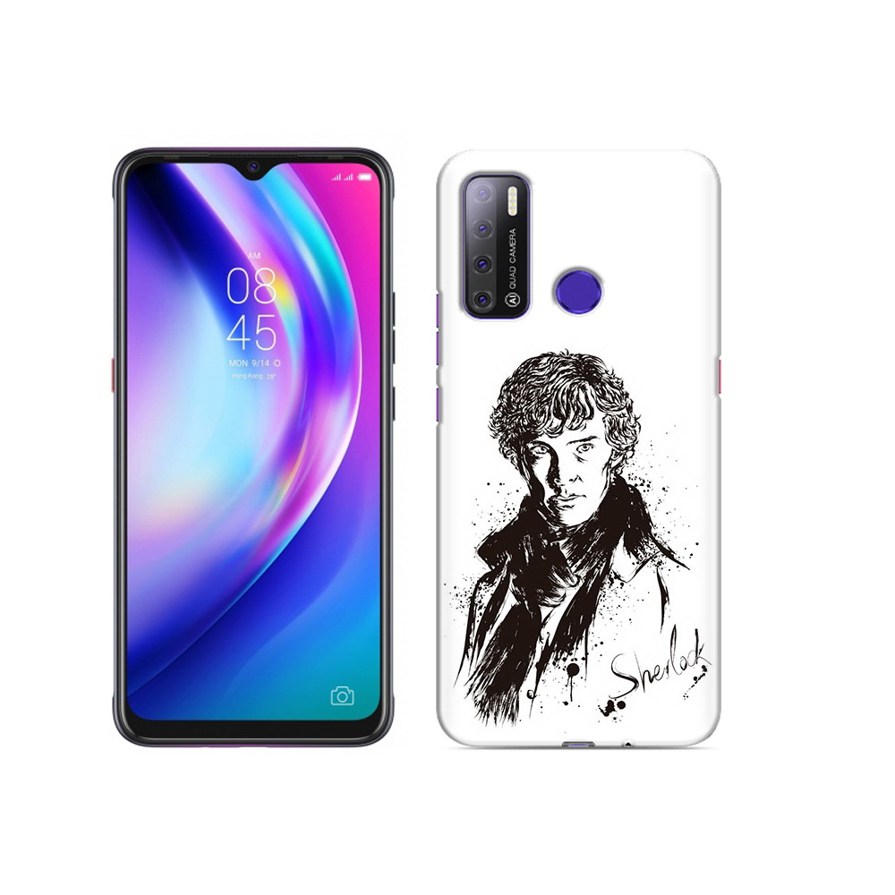 

Чехол MyPads Tocco для Tecno Pouvoir 4 шерлок холмс портрет, Прозрачный, Tocco