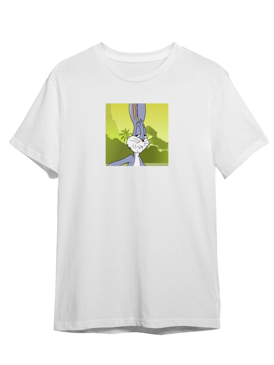 

Футболка унисекс СувенирShop Багз Банни/Looney Tunes 10 белая 5XL, "Багз Банни/Looney Tunes" 10