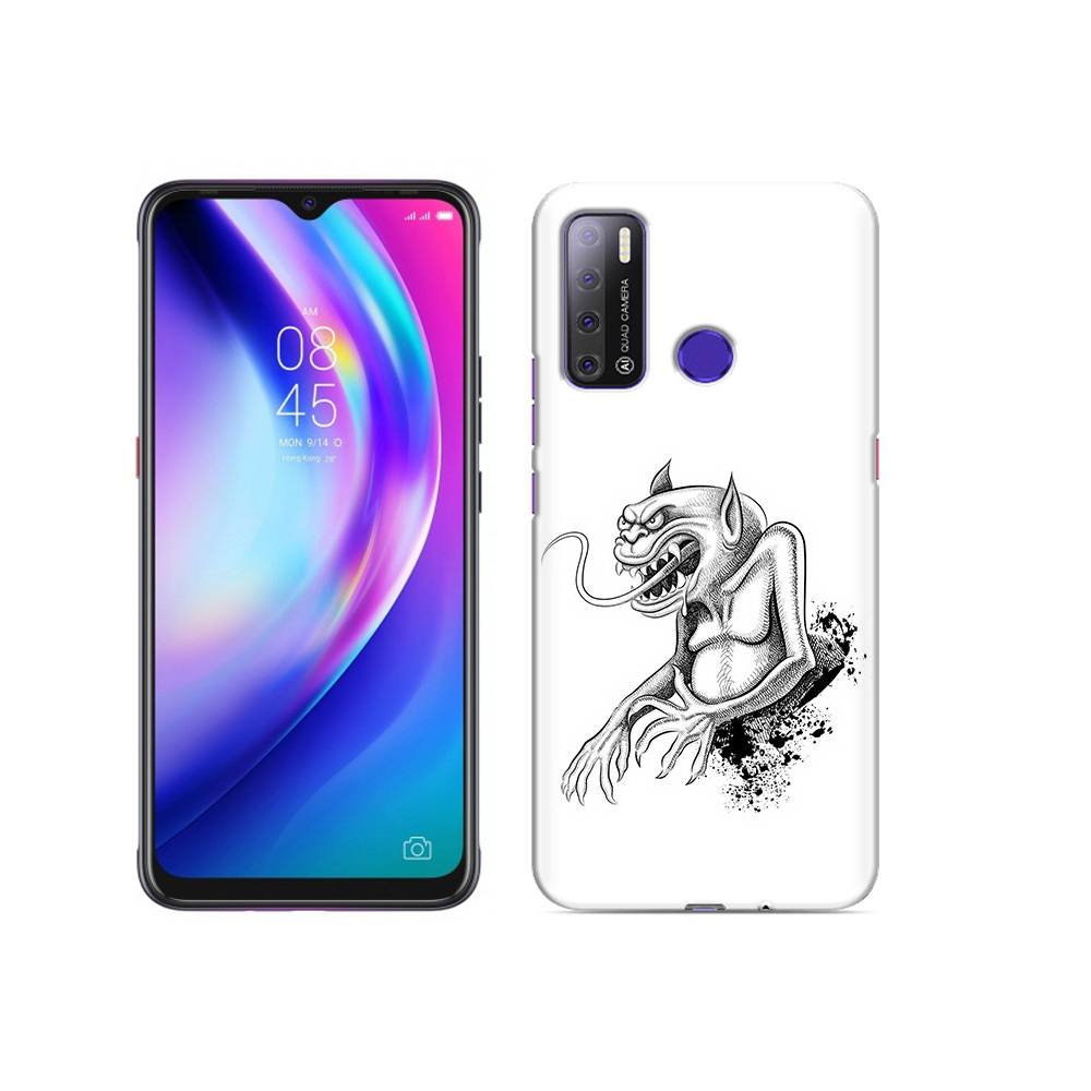 

Чехол MyPads Tocco для Tecno Pouvoir 4 чорт, Прозрачный, Tocco