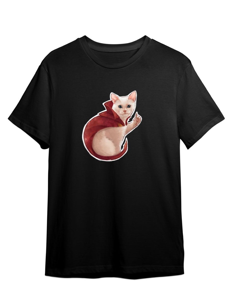 Футболка унисекс СувенирShop Marvel/Кот/Доктор Стрэндж 30 черная XL
