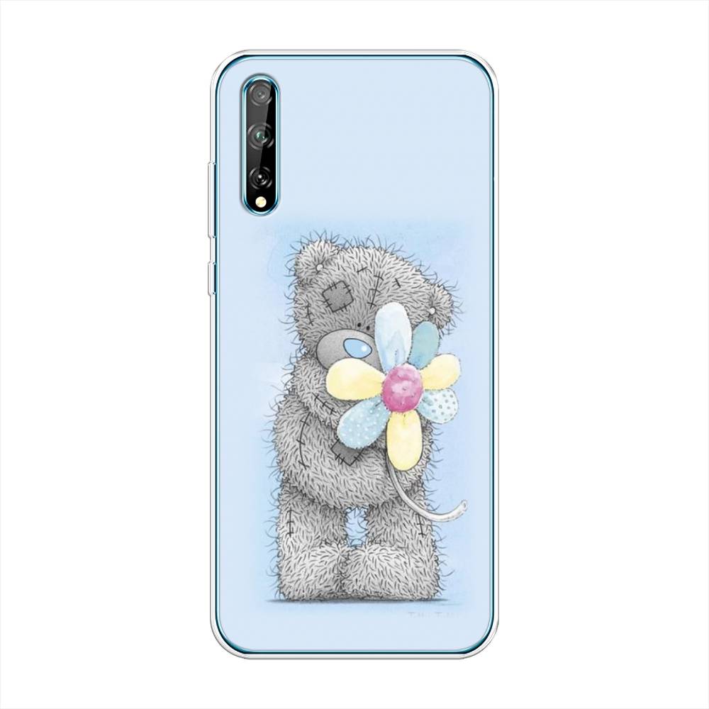 

Чехол Awog на Huawei P Smart S "Me to you с ромашкой", Голубой;серый;желтый, 6103550-2