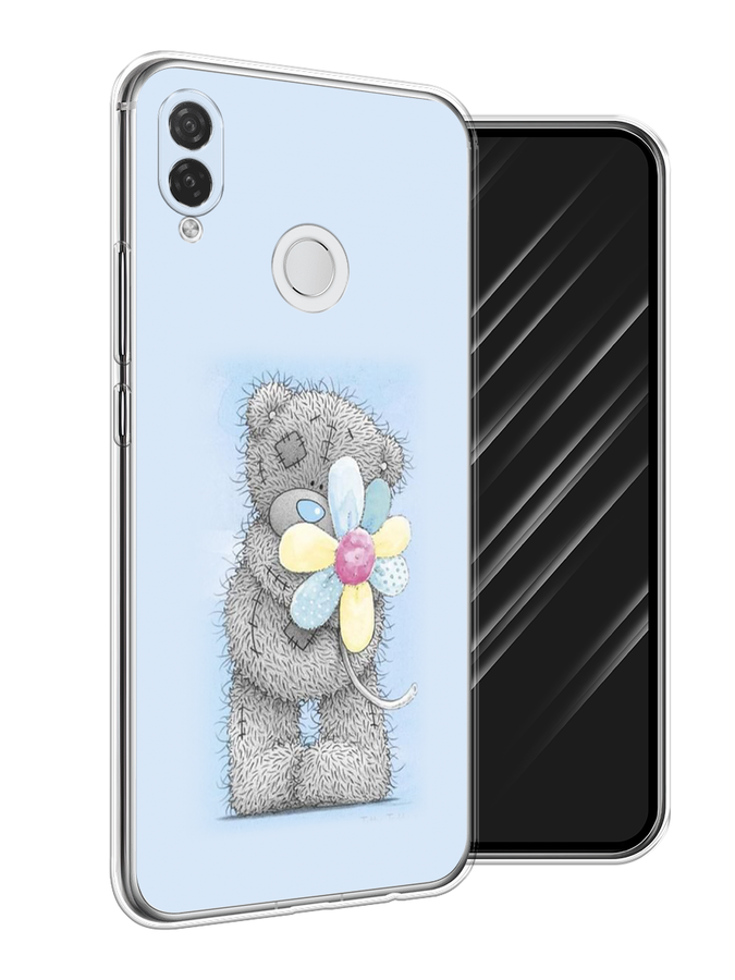 

Чехол Awog на Huawei P Smart Plus "Me to you с ромашкой", Голубой;серый;желтый, 68250-2