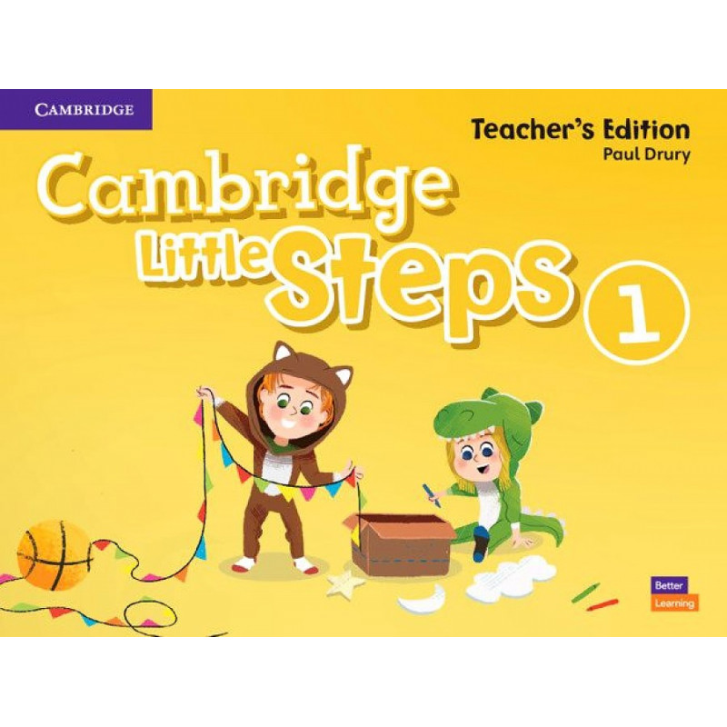 фото Книга cambridge little steps 1. teachers edition cambridge audio