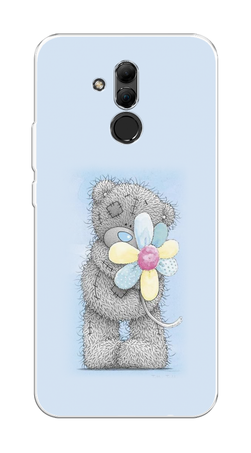 

Чехол Awog на Huawei Mate 20 Lite "Me to you с ромашкой", Голубой;серый;желтый, 66650-2