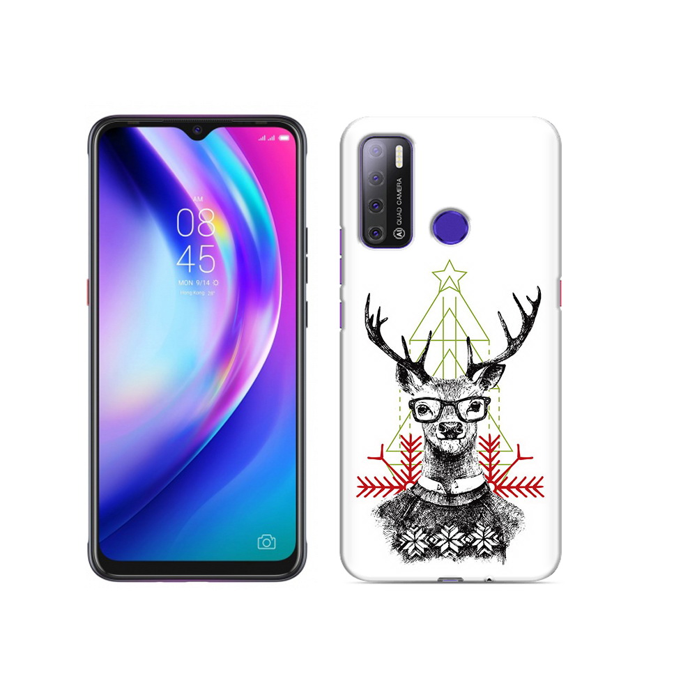 

Чехол MyPads Tocco для Tecno Pouvoir 4 умный олень, Прозрачный, Tocco