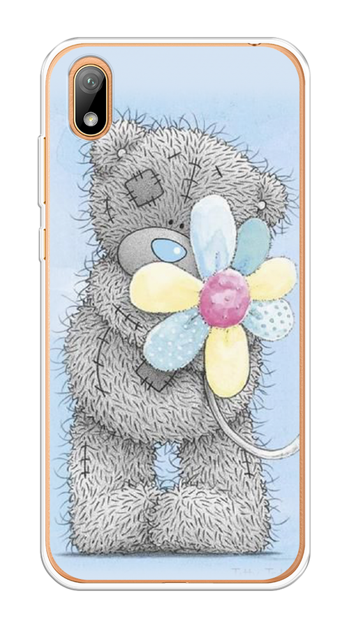 

Чехол Awog на Honor 8S "Me to you с ромашкой", Голубой;серый;желтый, 69150-2