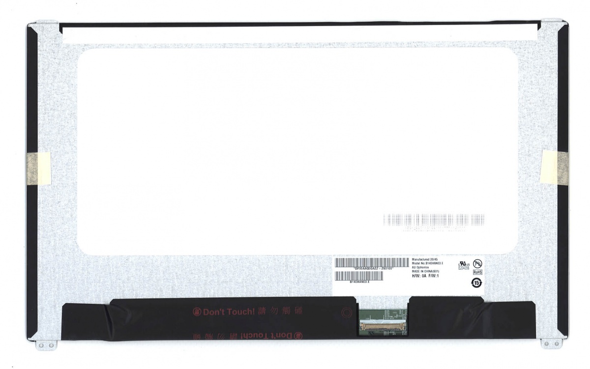 

Матрица OEM для ноутбука B140HAN03.E (100184947V), совместимая с p/n: B140HAN03.E