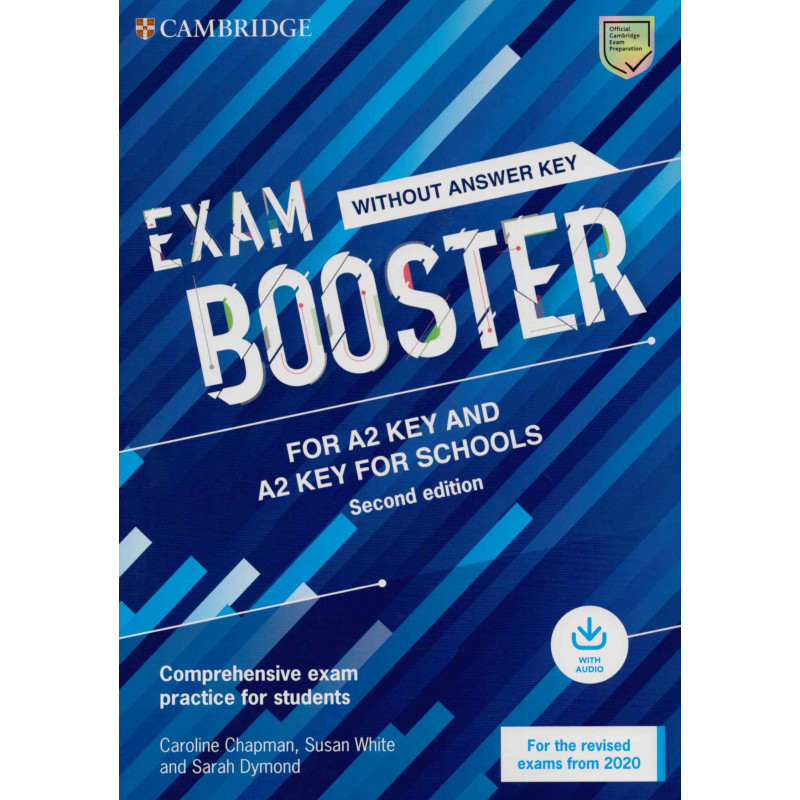 фото Книга exam booster for a2 key and a2 key for schools with answer key with audio for the... cambridge audio