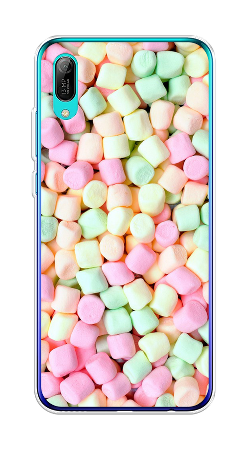 

Чехол Awog на Huawei Y6 Pro (Prime) 2019 "Marshmallows", Зеленый;желтый;розовый, 68150-10