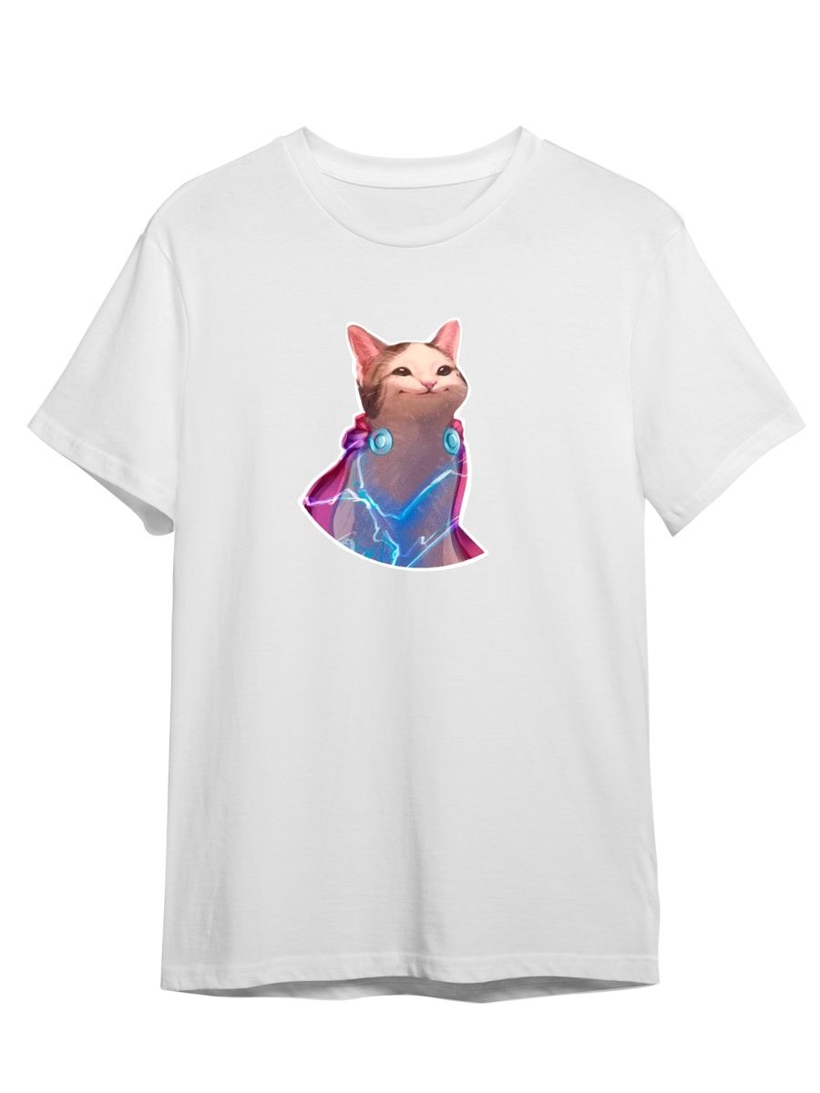 

Футболка унисекс СувенирShop Marvel/Кот/Тор 27 белая 2XL, Белый, "Marvel/Кот/Тор" 27