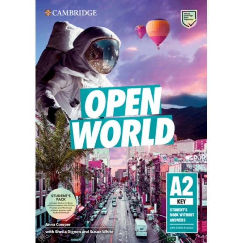 фото Книга open world. a2 key. self-study pack with answers. students book with answers + on... cambridge audio