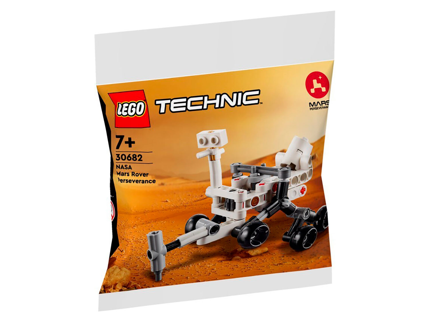Конструктор Lego polybag Марсоход NASA Perseverance 30682, 83 дет конструктор lego ideas ракетно космическая система nasa сатурн 5 апполон 92176