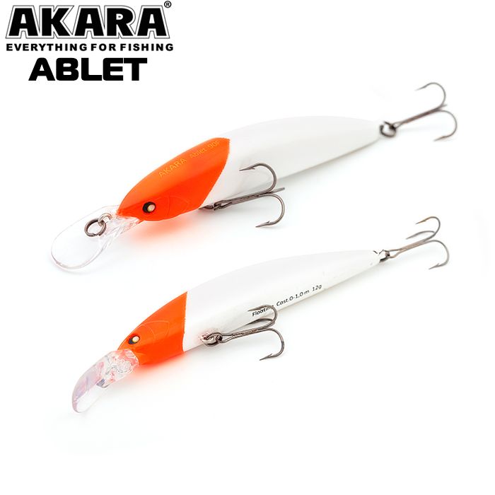 

Воблер Akara Ablet 90S 14 гр 1/2 oz 3,5 in A 1, Разноцветный, Ablet