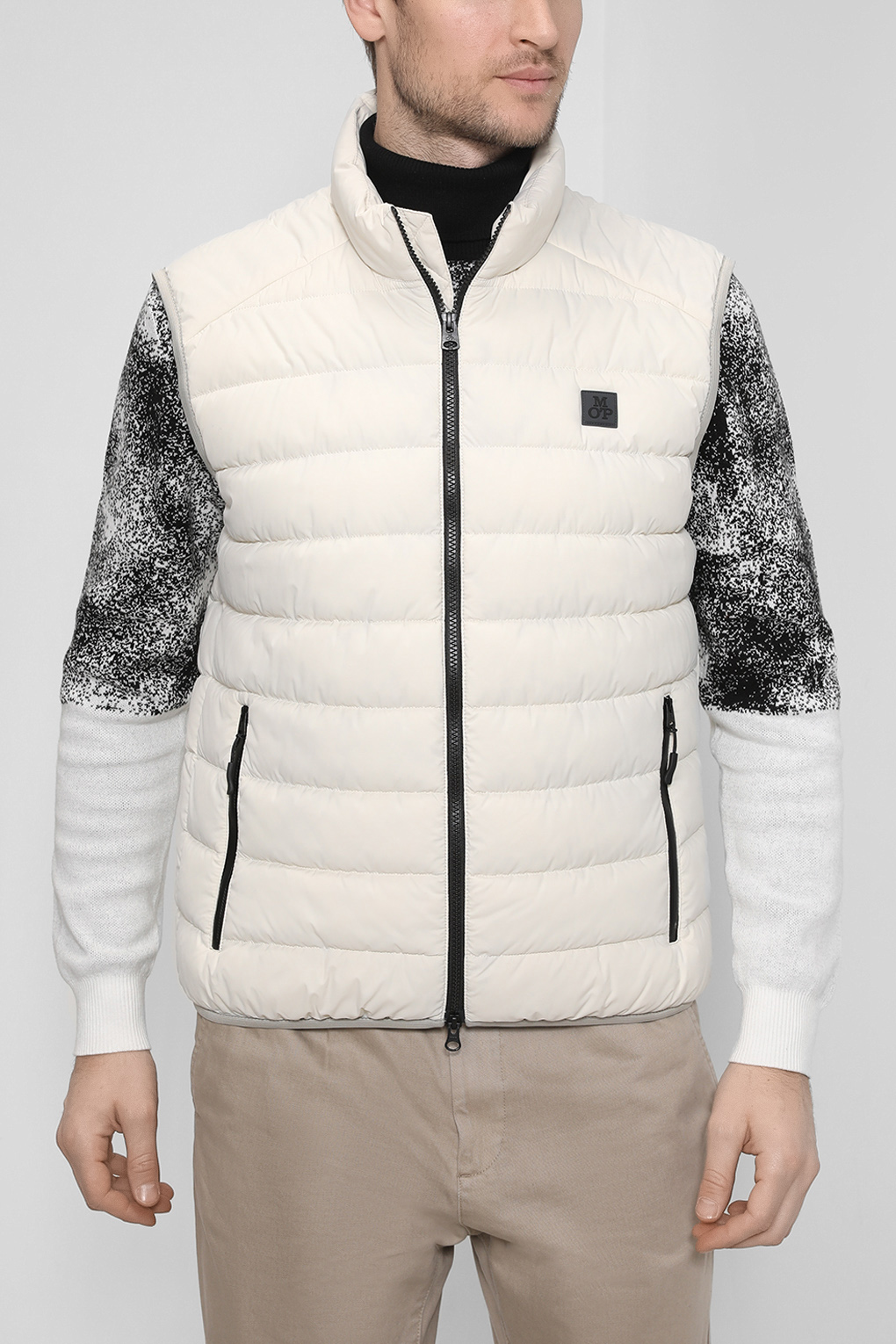 

Утепленный жилет мужской Marc O'Polo M20096072022 белый L, M20096072022