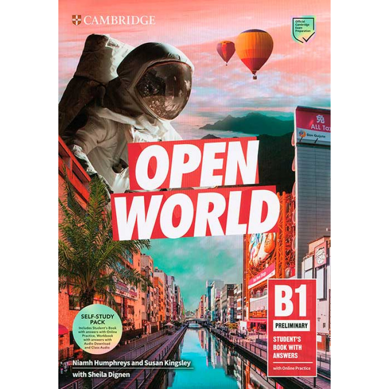 фото Книга open world. b1 preliminary. student’s book without answers with online practice cambridge audio