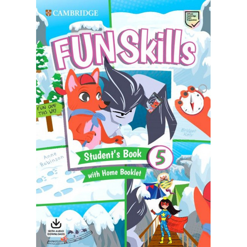 фото Книга fun skills 5. students book with home booklet and downloadable audio cambridge audio