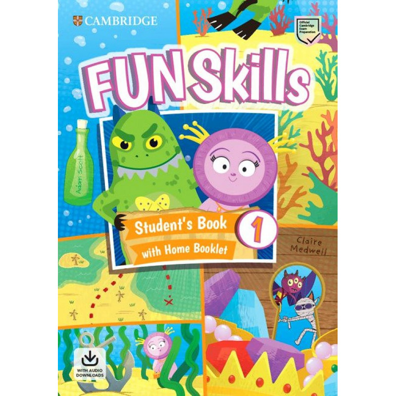 фото Книга fun skills 1. students book with home booklet and downloadable audio cambridge audio