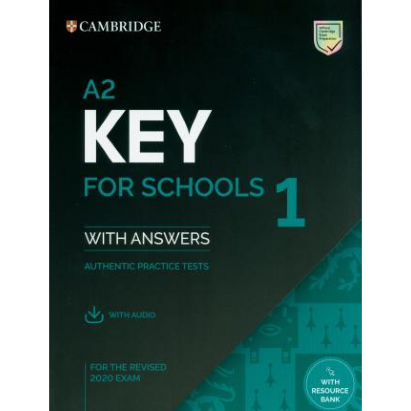 фото Книга a2. key for schools 1 for the revised 2020 exam students book with answers with a... cambridge audio