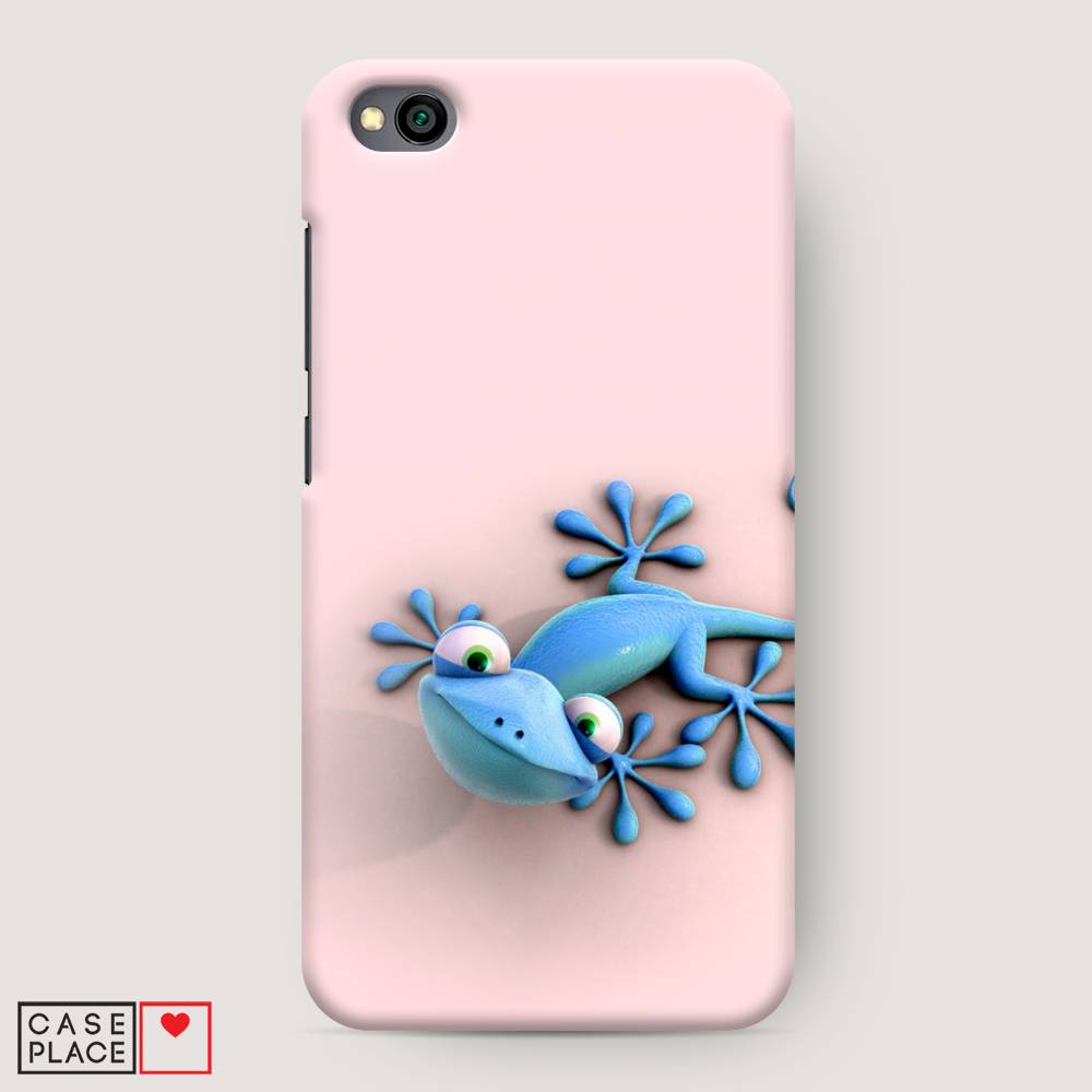 

Пластиковый чехол "Голубая ящерка" на Xiaomi Redmi Go, 35120-1
