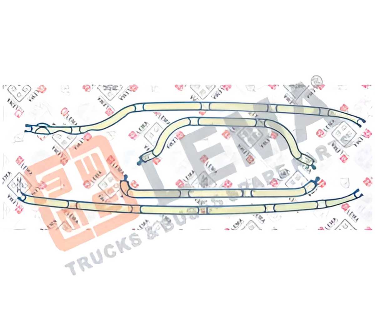 

Прокладка поддона (р)разборн.из 4штSCANIA P/R/T DC13 LE.MA. 2565012