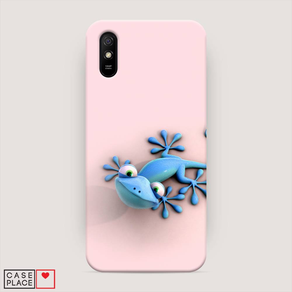 

Пластиковый чехол "Голубая ящерка" на Xiaomi Redmi 9A, 38920-1