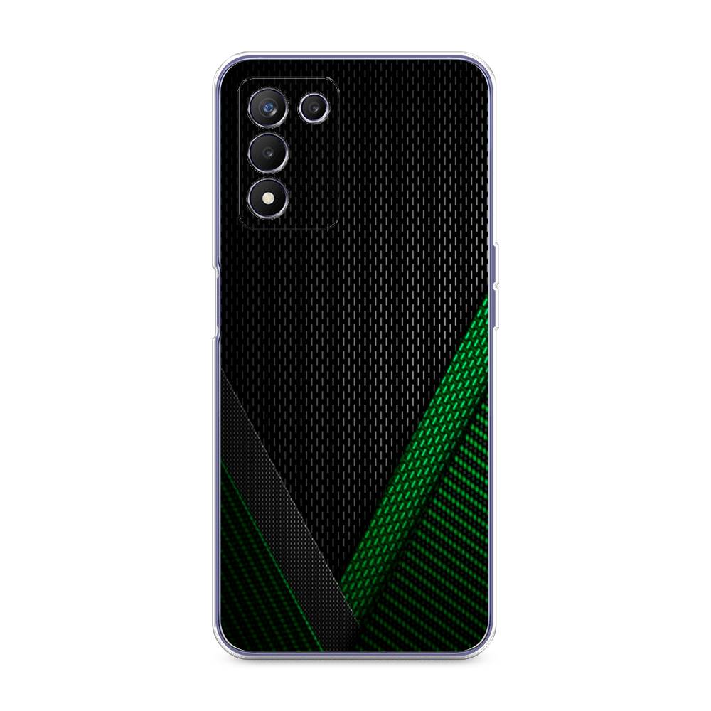 

Чехол Awog на Realme Q3s "Зеленый карбон", Разноцветный, 257950-3