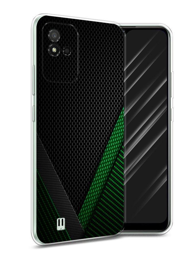 

Чехол Awog на Realme Narzo 50i "Зеленый карбон", Разноцветный, 2510050-3