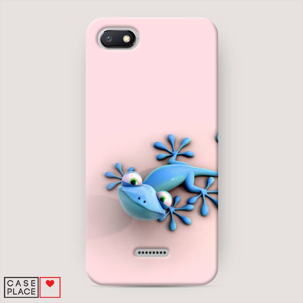 

Пластиковый чехол "Голубая ящерка" на Xiaomi Redmi 6A, 34120-1